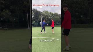 Flinch Challenge 😎🔥 football futbol viral viralvideos viralshorts soccer brazil shorts [upl. by Laynad]