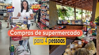 Compras do mês a PRIMEIRA do ano preços subiram MUITO😳 VALOR total de tudo [upl. by Fleisher]