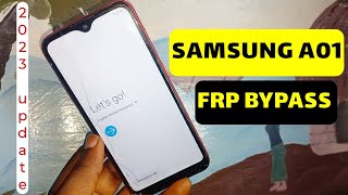 Samsung A01 Frp UnlockBypass Google Account Lock Android 10  2023 Update [upl. by Andriana]