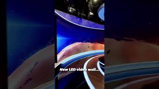 New curved Leyard LED wall in tvmarkiza tv studio for ultimate broadcast flexibility [upl. by Alusru]