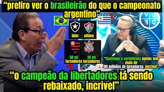 😱URUGUAIOS FICAM CHOCADOS COM A TORCIDA DO FLAMENGO E DO CORINTHIANS quotSÓ VEJO O BRASILEIRÃO AGORAquot [upl. by Ativla]