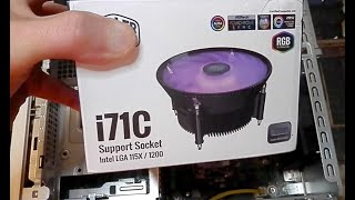 HP Pavilion TP01 CPU Cooler Master i71c Intel Core i510400 heatsink fan upgrade [upl. by Leodora862]