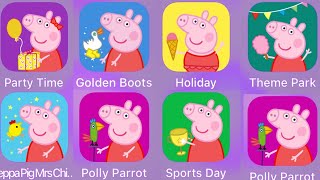 My Friend Peppa PigWorld of Peppa PigPeppa Pig Golden BootsPolly ParrotPeppa Pig Theme Park [upl. by Wachtel]