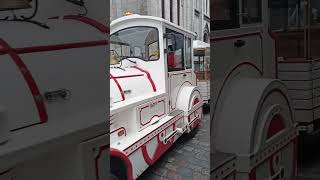 Tourist Train Montmartre Paris satisfying ride train shorts [upl. by Attekal]