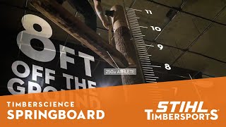 The Science Behind the Springboard  STIHL TIMBERSPORTS® [upl. by Humfrey695]