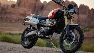 2024 Triumph Scrambler 1200 X and 1200 XE Adventure Touring [upl. by Ennaitak]