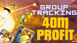 Albion OnlineGroup TRACKİNG FARM6x DAWNBİRD PROFİT [upl. by Eiaj545]