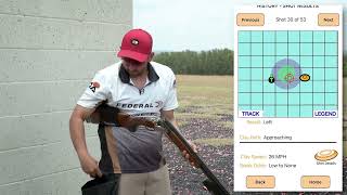 Skeet Shooting eye dominance station 1 with PAUL GIAMBRONE and the Shot Tracker [upl. by Mellisa]