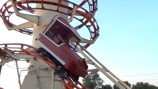 Insane Toboggan Roller Coaster POV Little Amerricka Wisconsin [upl. by Sorci895]