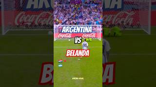 Argentina vs Belanda  Piala Dunia  Penalti shorts [upl. by Salohcim889]