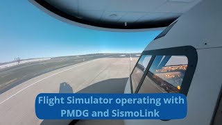 B737NG Flight Simulator operating with FS2020 PMDG and SismoLink [upl. by Ericksen624]