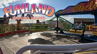 On Ride POVs of most of the rides at Funland Hayling Island [upl. by Giacamo574]