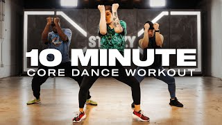 10 MIN ABCORE DANCE WORKOUT  StandingNo Equipment [upl. by Anail522]