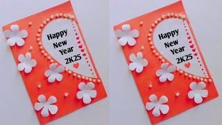 Happy New Year 2025 gift card making tutorial for New Year💖 [upl. by Tannenwald]