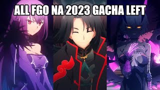 THIS ARE ALL FGO NA 2023 REMAINING BANNERS 💀💀💀 [upl. by Chandless]