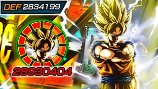 MELHOR CARTA F2P SUPER EZA LR TEQ SSJ GOKU SHOWCASE Detalhes  Análise DBZ Dokkan Battle [upl. by Lourdes]