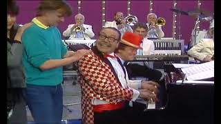 Gottlieb Wendehals Polonäse Blankenese Die Superhitparade im ZDF 07021987 [upl. by Nemajneb]