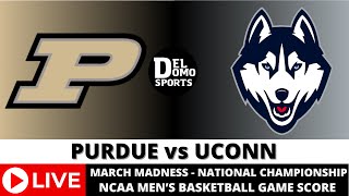 PURDUE VS CONNECTICUT LIVE 🏀 NCAAM Basketball National Championship 🏆 APR 8 2024 [upl. by Rigby]