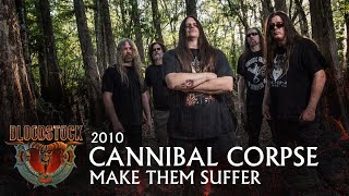 Cannibal Corpse  quotMake Them Sufferquot Live at Bloodstock Open Air 2010 [upl. by Nrublim]