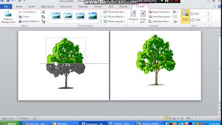 How to Print One Image in Two Paper using Microsoft Word [upl. by Farwell]