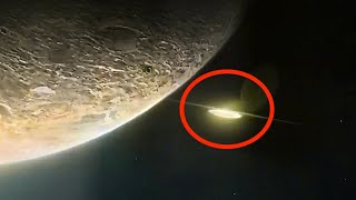 ¡El ejército estadounidense publica imágenes de un OVNI de 3000 km de largo cerca de Saturno [upl. by Calandria]