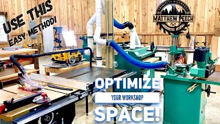 Woodworking Shop Tour Design amp Layout 2022 [upl. by Electra]