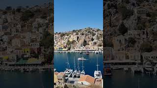 The island of Symi small and beautiful DodecaneseSymiGreece🇬🇷 [upl. by Yrtsed]