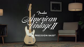 Exploring the American Vintage II 1954 Precision Bass  American Vintage II  Fender [upl. by Ahsienaj]