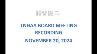 Board Meeting Recording November 2024 [upl. by Juliana]