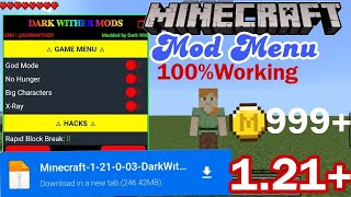 Minecraft Mod Menu Version 121 Mcpe [upl. by Martineau]