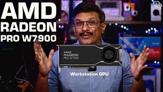 AMD Radeon Pro W7900 GPU  First Look [upl. by Mirth]