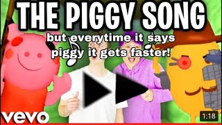 The LankyBox Piggy Song but everytime it says “Piggy” it gets faster [upl. by Oletha]