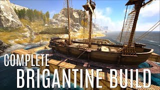 FULL BRIGANTINE BUILD and Design  Official Atlas PVP E6 [upl. by Nil872]