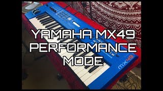 Yamaha MX49  Some Of The AMAZING Performance Patches  HQ Audio [upl. by Donough84]