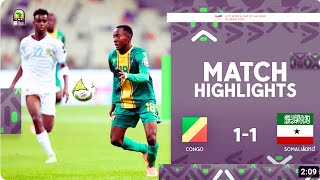 Somaliland VS Congo  AFCON 2026 Qualifiers Group A  Match Highlights [upl. by Edyaj787]