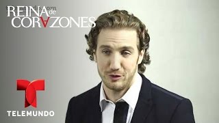 Reina de Corazones  Eugenio Siller libera el estrés en el gimnasio  Telemundo Novelas [upl. by Kong]