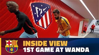 BEHIND THE SCENES Barça’s first match at the Wanda Metropolitano [upl. by Aztiraj498]