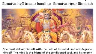 Bhagavad Gita Chapter 6  Verse 5 [upl. by Ulah82]