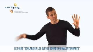 Le guide quotScolariser les élèves sourds ou malentendantsquot [upl. by Ellecrag]