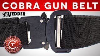 Vedder Cobra Belt Review  Heavy Duty Gun Belt [upl. by Ainesej]