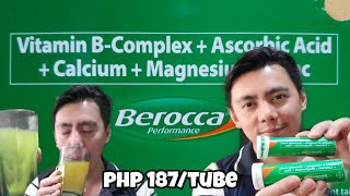 BEROCCA PERFORMANCE WITH VITAMIN B COMPLEX  ASCORBIC ACID  CALCIUM  MAGNESIUM  ZINC REVIEW [upl. by Fogarty]