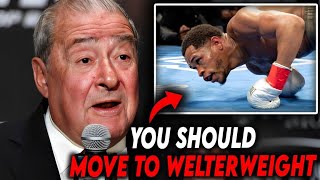 Bob Arum Advises Devin Haney to Move to Welterweight After Garcia Defeat [upl. by Schwejda]