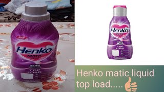 Henko Matic Liquid Top Load Washing Machine [upl. by Luiza16]