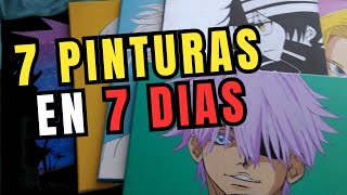 Desafíate a MEJORAR En 7 Días Pintar CADA Día durante una Semana Parte 1 de 2 🎨✨ [upl. by Lindner]