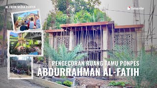 Pengecoran Ruang Tamu Pondok Bersama Para Santri Ustadz dan Pak De Tukang [upl. by Ailet634]