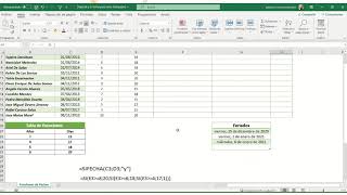 Plantilla de vacaciones para recursos Humanos Práctica Sobre Días y Fechas en Excel [upl. by Tennies]