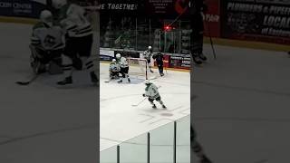 2025 NHLDraft prospect Adam Benák banks one off of the goalie 🏒🚨 Shorts Hockey USHL Sports [upl. by Menzies]