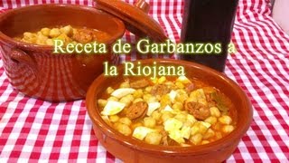 Receta fácil de garbanzos a la Riojana [upl. by Seften]