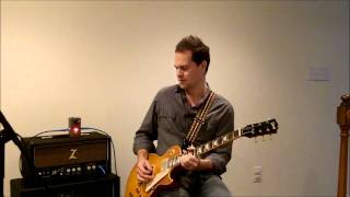 Analogman Beano Boost demo w Les Paul [upl. by Ardnekat]