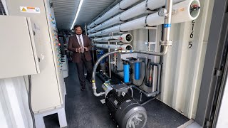 Containerized Seawater Desalination Plant  Mobile Reverse Osmosis  SWRO  Al Kafaah  Dubai UAE [upl. by Yliah]